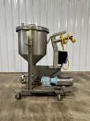 20 Gallon Insulated S/S Chocolate Tank with Positive Displacement Pump and Invertel 3 HP