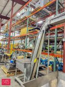 Stricklin Dump Hopper with Inclined Conveyor: Mounted on Casters - Rigging Fee: $250