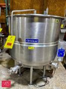 Cleveland 60 Gallon S/S Gas Fired Jacketed Kettle, Model: KGL60, S/N: WT8445 - Rigging Fee: $250
