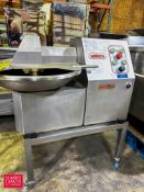 Mainca S/S Chopper, Model: CM-14, S/N: 1265 with S/S Cart - Rigging Fee: $200