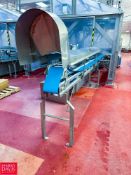 S/S Portable Framed Belt Conveyor with Drive: 21' x 8