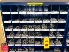 Assorted S/S Hardware, Including: Carriage Bolts, Caps, Nuts, Shaft Collars and Parts Shelf: 77