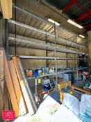 Sections: Pallet Racking with Uprights, Cross Braces and Wire Beds - Rigging Fee: $600