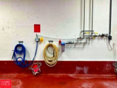 Hot Water Station with Hose, Nozzle, Filter, Valves and RMC Sanitizing Foamer with Hose and Nozzle -