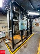 York Shipley Boiler Feed System, Including: (4) Grundfos Feed Pumps 7.5 HP 3,525 RPM Motor, Valves,