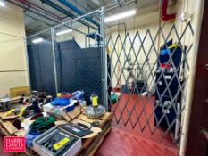 Section Chain Link Fence: 11’ x 8’ with Accordion Gate: 6' x 52