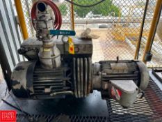 Busch Vacuum Pump, Model: RA400.B033.1004 with Baldor 25 HP 1,175 RPM Motor - Rigging Fee: $750