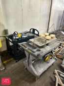 Assorted Thermoformer Parts with Cart - Rigging Fee: $100