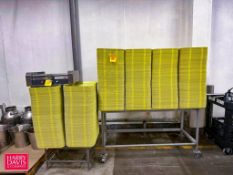 Serving Trays: 20” x 15” with Table and S/S Stand and Table - Rigging Fee: $150