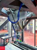 2015 Fanuc Packaging Robots, Model: M-3iA/6S, S/N: R14900840 and R14802334 with S/S Stand and Enclos