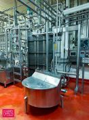 APV 6,000 GPH Pasteurization System with 4-Zone S/S Plate Heat Exchanger, Model: R51, Nested S/S Hol