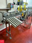 PCS S/S Framed Belt-Roller Conveyor: 6' x 7.5