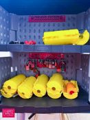 Hot Water Station with Hose, Nozzle, Filter, Valves and Rubbermaid Poly Wall Mounted Cabinet: 36