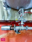 Assorted S/S Valves, Including: Air, Ball, Steam, Check Valves, S/S Piping: 180’+ and Fittings (This