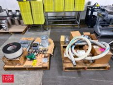 Pallets: Including: Suction/Discharge Hose, Feed Pump, Ammonia Detector, Level Sensor and Components