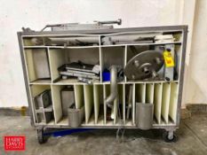 Assorted S/S Fittings, Vacuum Foamer Parts and Cart - Rigging Fee: $150