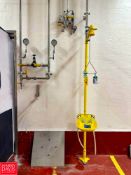 Bradley Eye Wash and Shower Station with Valves and Gauges - Rigging Fee: $75