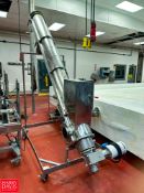 S/S Portable Incline Auger: 8 x 8