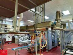 S/S Flex-Auger Curd Feeding System: 7’ x 8