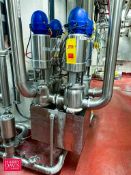 Alfa Laval S/S Air Valves with Control Tops in Manifold with 20 Gallon S/S Drain Trough - Rigging Fe