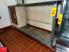 S/S Table with Shelf: 6' x 30