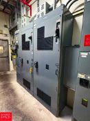 Allen-Bradley Centerline MCC, S/N: SNGXBZ447/3 with 2,000 Amps Horizontal Power, 300 Amps Vertical P