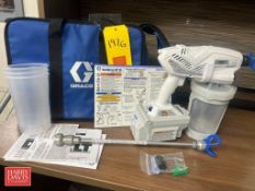 NEW Graco SaniSpray HP-20 AirLess Hand Held Sanitizer with DeWalt Drive - Rigging Fee: $65