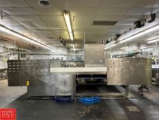 6-Lane S/S Framed Product Accumulation Table: 13' x 88