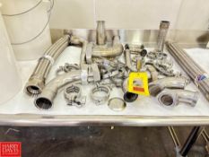 Assorted S/S Clamps, Elbows and Braided Hoses - Rigging Fee: $75