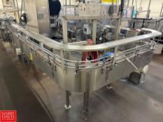 Nercon S/S Framed Air Driven Product Conveyor: 26' x 3.25