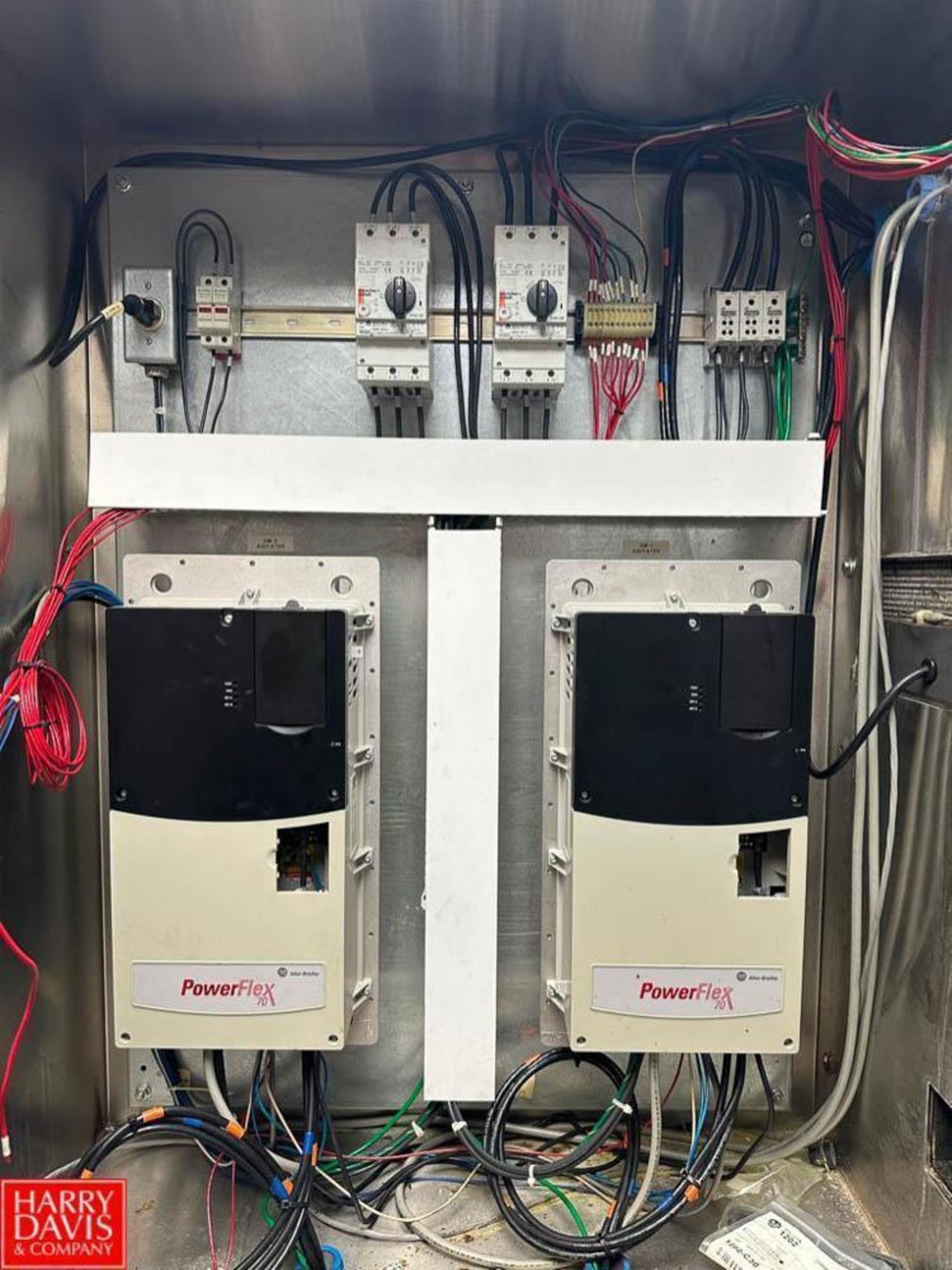 Allen-Bradley 20 HP PowerFlex 70 Variable-Frequency Drives, Contactors, Digital Displays and S/S