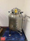 80 Gallon Jacketed High Pressure S/S Tank with Spray Ball - Rigging Fee: $75