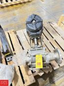 Inline Air Actuated Valve, Model: AP-DA-200-B-N - Rigging Fee: $50