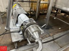 Sheer Pump with Baldor S/S Clad 15 HP 3,520 RPM Motor: Mounted on S/S Base - Rigging Fee: $625