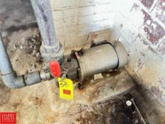 Alfa Laval 5 HP Pump with S/S Clad Motor - Rigging Fee: $125