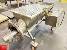 Wolf King Portable S/S Horizontal Auger Conveyor: 59