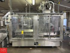 Elmar 21-Valve Filler, Model: RPE-721/9TRH, S/N: EM08-8019 with 9-Head Capper, Allen-Bradley