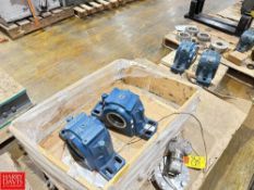 (2) SKF SAF 222 Pillow Block Bearings, (2) SAF 520 Bearings, SAF 517, Assorted Bearings and (2)