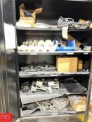 Filler and Labeler Change Parts with Timing Screws, 8 oz Change Parts and Cabinet: Mounted on Caster