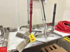 NEW S/S Agitators - Rigging Fee: $50