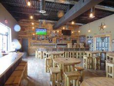 (27) Wooden Stools - Rigging Fee: $250