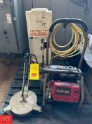 Black Max 1700 PSI Electric Pressure Washer, Primo Water Dispenser and Pressure Washer Attachment