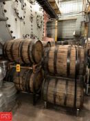 Casks with (4) Barrel Stands - Rigging Fee: $250