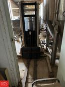 Crown High-Lift Electric Pallet Jack, 2,000 LB Capacity, S/N: 1A445541 - Rigging Fee: $100