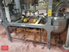 Dual 100 Gallon Steam Jacketed Product Cooking Kettle Skid, Includes: (2) 100 Gallon Skid: Mounted