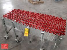 Nestaflex Accordian Style Stretchable Portable Roller Conveyor: 24