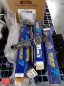 (2) NEW Baldor C-Flange Motors, (3) Misc. Motors, (5) Right-Angle Gear Boxes and (5) Nos Monroe