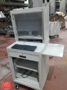 Sandusky Portable PC Work Station with Laptop Storage Compartment, Sliding Side Table, 17