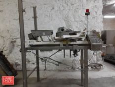 PPM Weigh-Tronix Check Weigher, Model: WI-127, S/N: 014050 with Operator Touch Screen Control Panel