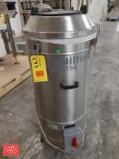 Nilfisk S/S Industrial Vacuum, Model: R154X, S/N: 382C160300034: Mounted on Swivel Casters